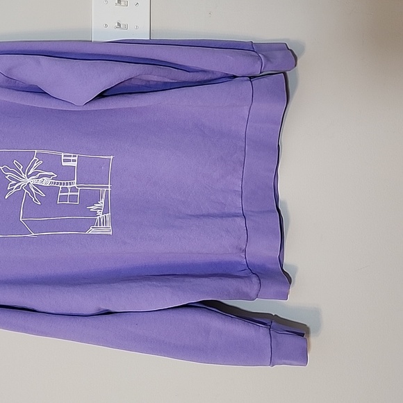 Adidas Originals Graphic Crewneck Unisex Lilac Sweatshirt L - Picture 3 of 8